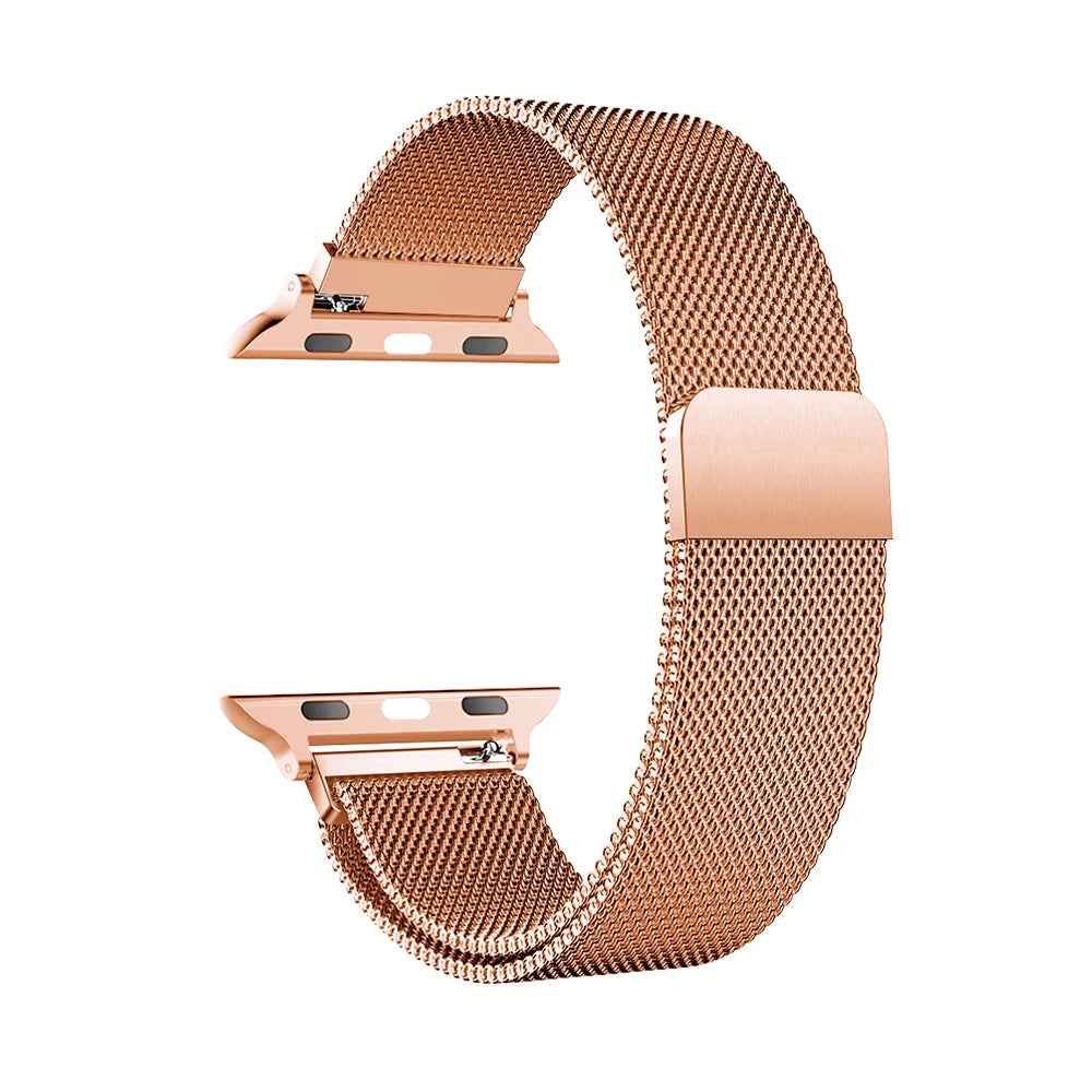 רצועת מתכת מגנטית ל- Apple watch