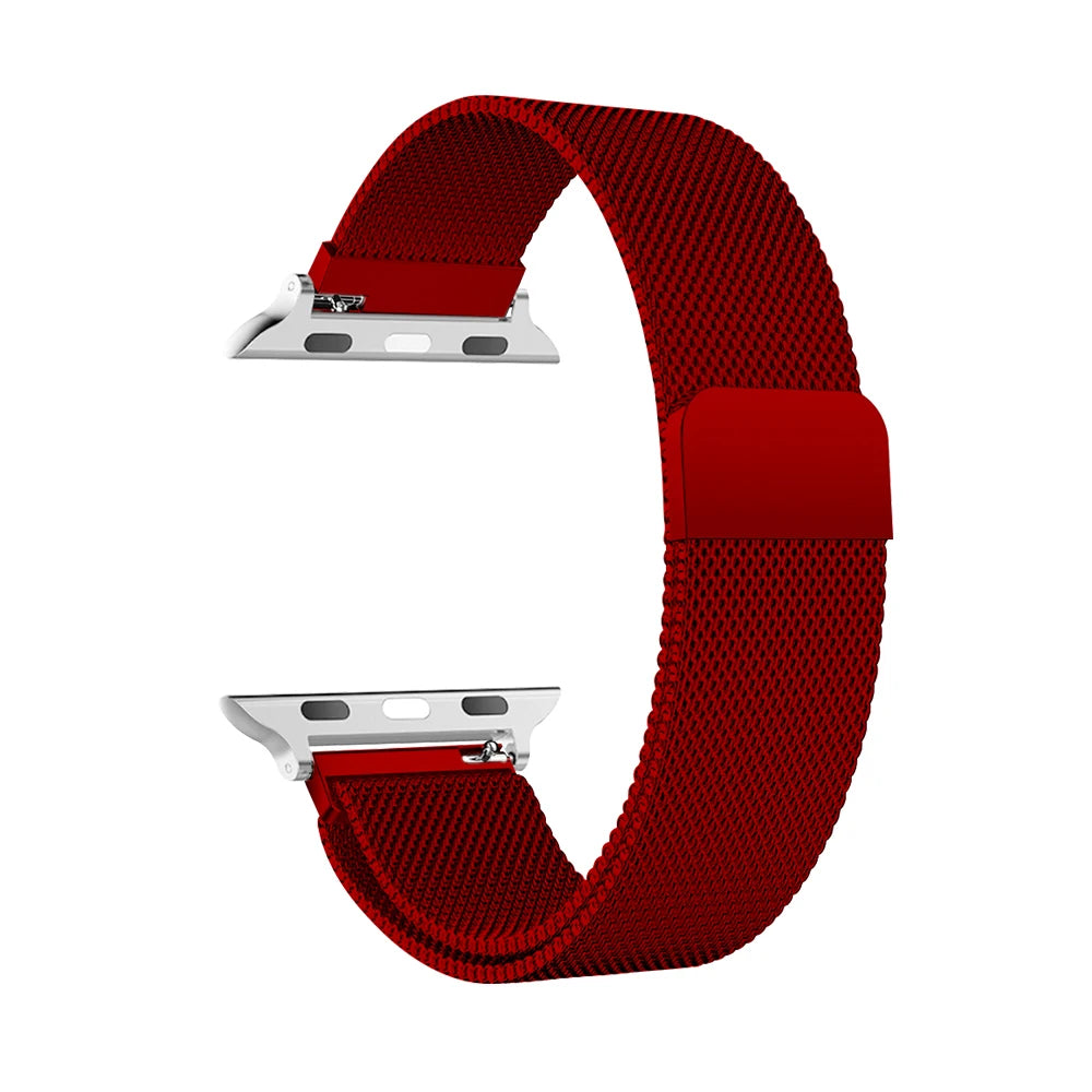 רצועת מתכת מגנטית ל- Apple watch
