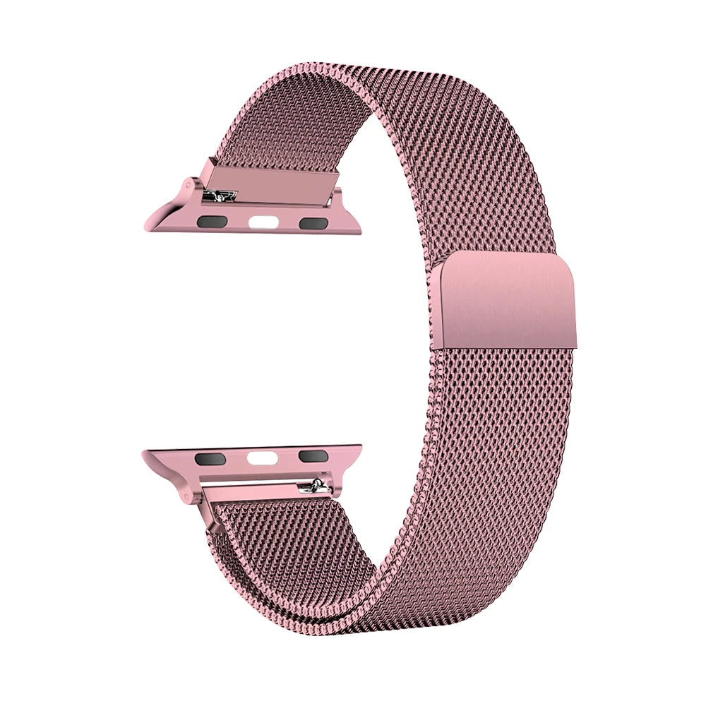 רצועת מתכת מגנטית ל- Apple watch